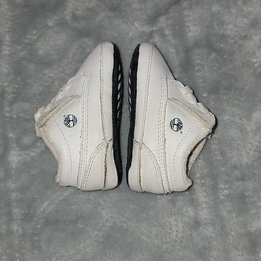 Timberland Soft Bottom Leather Crib Shoes Baby Infant Size 1